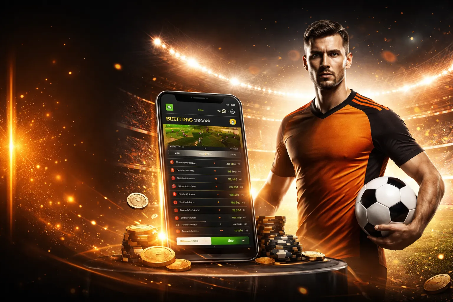 Ứng dụng 1xBet trên Android với giao diện cá cược thể thao